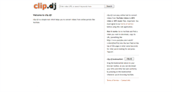 Desktop Screenshot of clip.dj